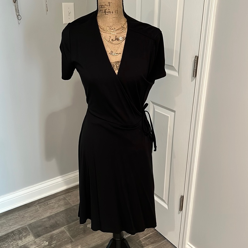 Old Navy wrapped dress.